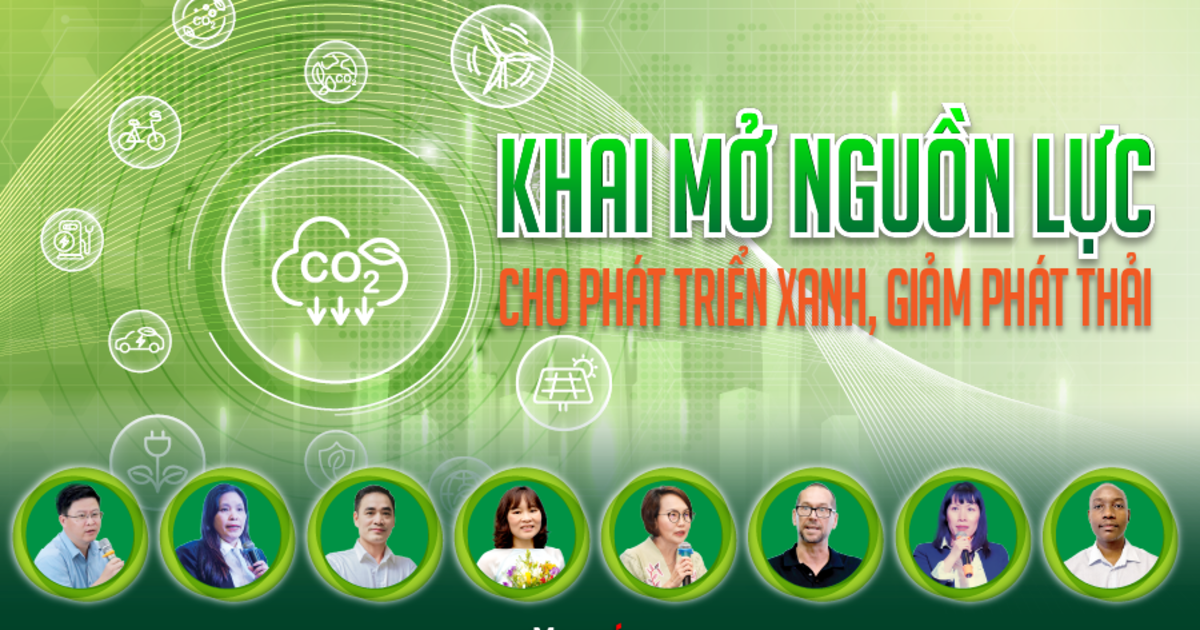 Khai mở nguồn lực cho phát triển xanh, giảm phát thải