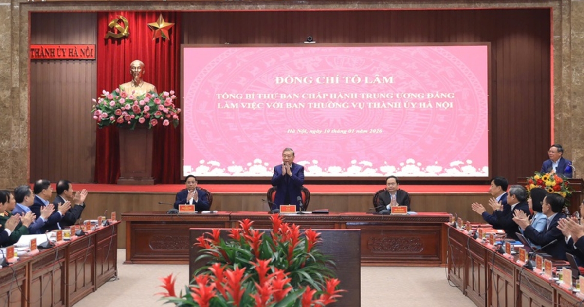 Tổng Bí thư Tô Lâm: Quy hoạch hôm nay sẽ quyết định Hà Nội sau 50 năm, 100 năm